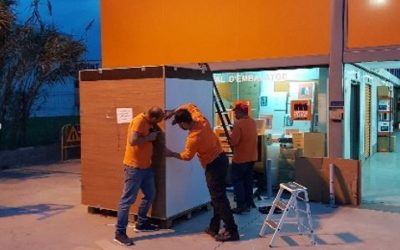 Transport internacional en contenidor de fusta o lift-van