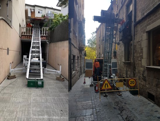 METRECUBIC, servicio de mudanzas con elevador